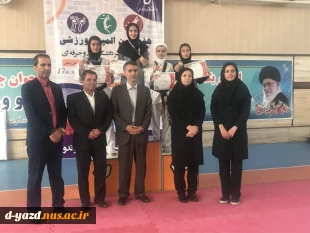 کسب دو مدال طلای مسابقات تکواندو در هفدهمین المپیادورزشی دانشجویان دختر دانشگاه فنی و حرفه ای  2