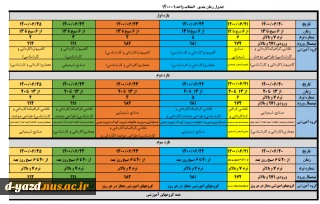 قابل توجه دانشجویان گرامی جهت انتخاب واحد نیمسال اول 1400