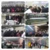 بازدید جمعی از دانشجویان رشته طراحی و دوخت از کارخانه یزد باف ب 2