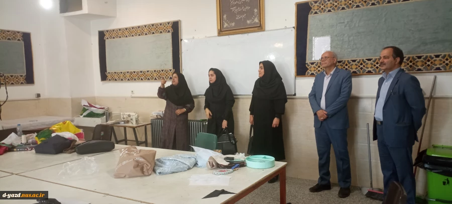 بازدید کارگروه تخصصی هیأت نظارت، ارزیابی و تضمین کیفیت دانشگاه یزد از آموزشکده ملی مهارت دختران یزد

 2