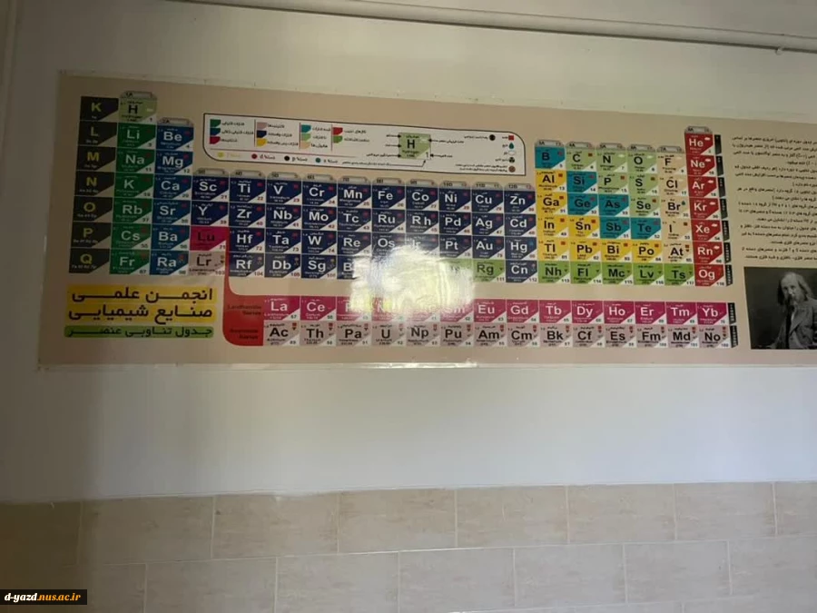 مشارکت انجمن علمی صنایع شیمیایی آموزشکده ملی مهارت دختران یزد در فضاسازی مناسب آزمایشگاه و سالن آموزشی

 2