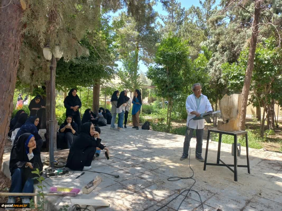 کارگاه عملی آشنایی با نحوه ساخت آثار هنری با چوب در آموزشکده ملی مهارت دختران یزد

 2