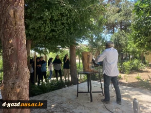 کارگاه عملی آشنایی با نحوه ساخت آثار هنری با چوب در آموزشکده ملی مهارت دختران یزد

 5